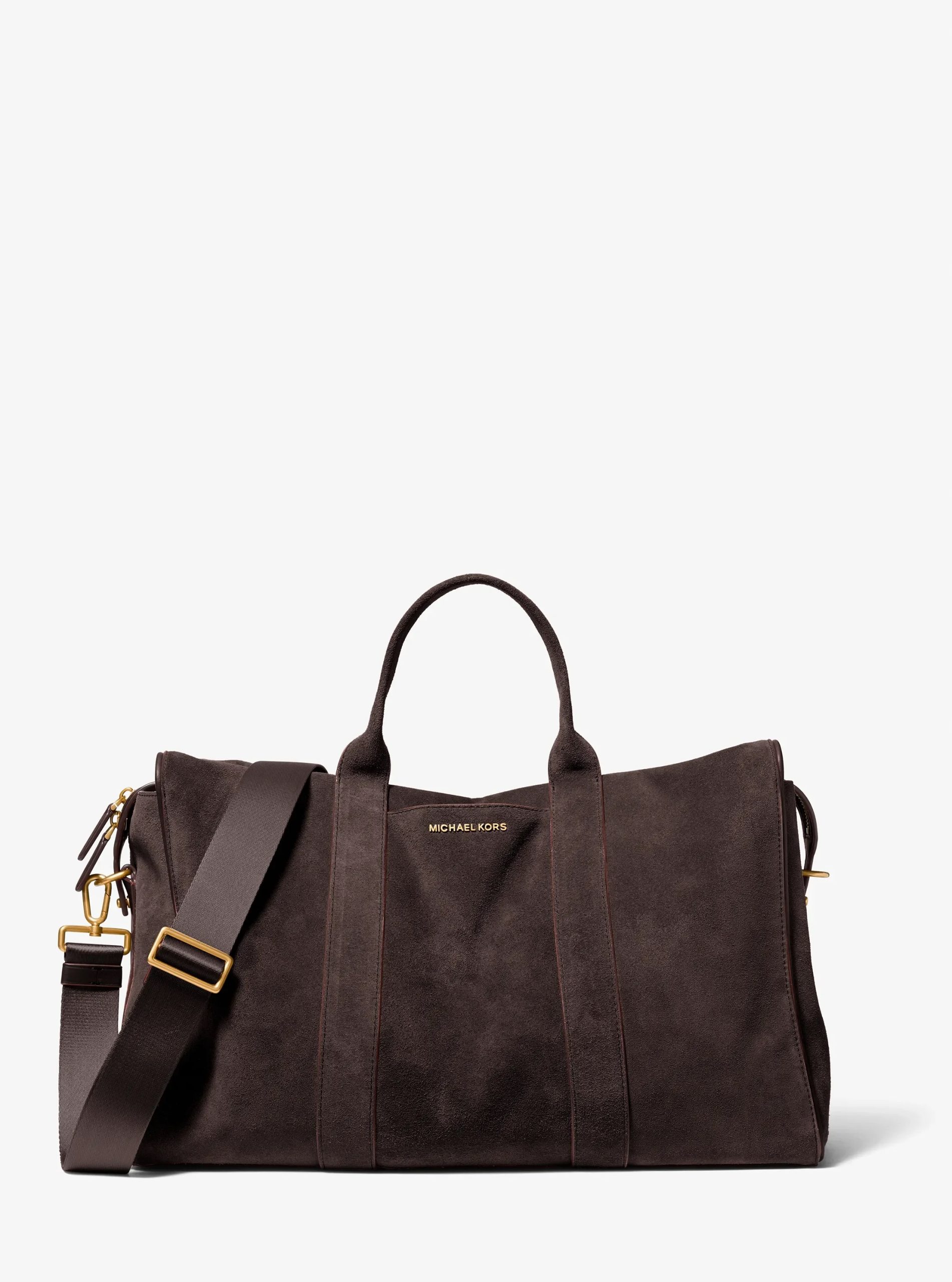Michael Kors Nicholas Medium Suede Slouch Duffel Bag - Preorder