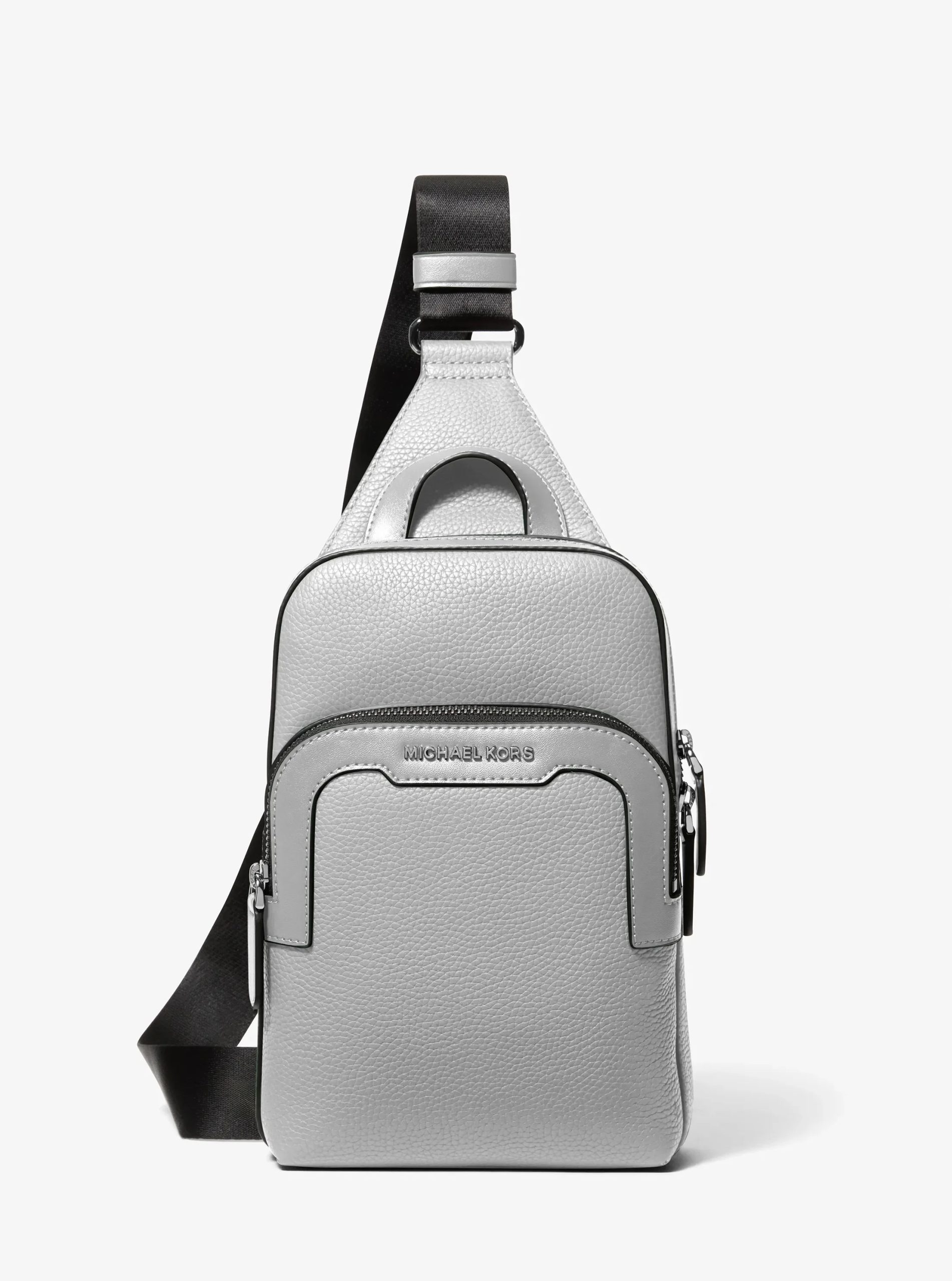 Michael Kors Hudson Medium Pebbled Leather Sling Bag - Preorder