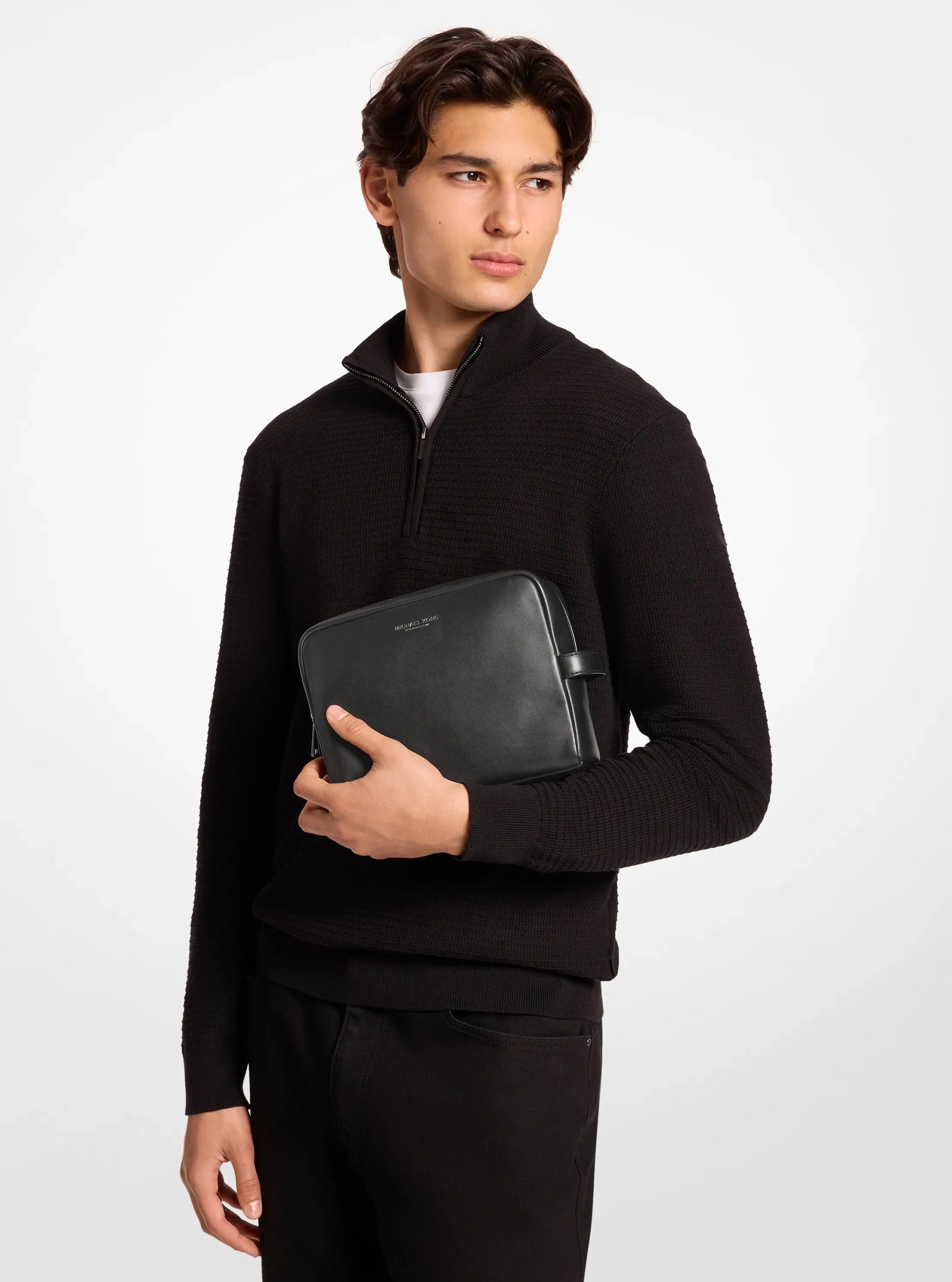 Michael Kors Hudson Leather Travel Kit - Preorder