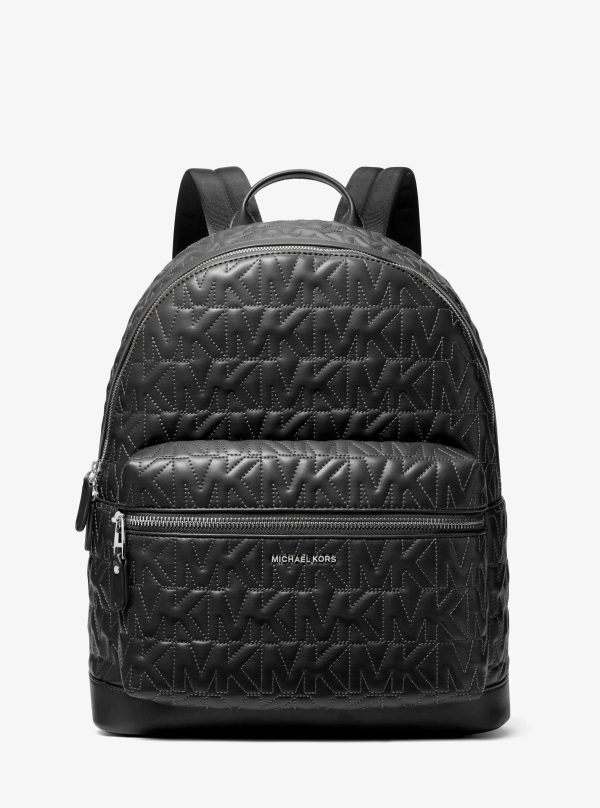 Michael Kors Hudson Medium Logo Embossed Dome Backpack - Preorder