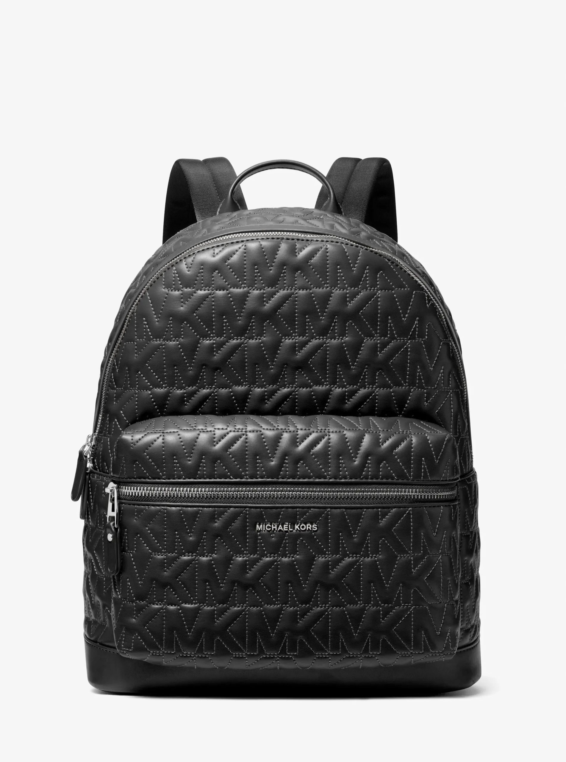 Michael Kors Hudson Medium Logo Embossed Dome Backpack - Preorder