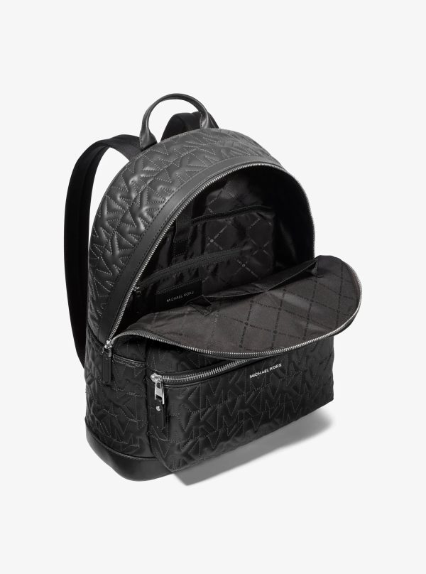 Michael Kors Hudson Medium Logo Embossed Dome Backpack - Preorder