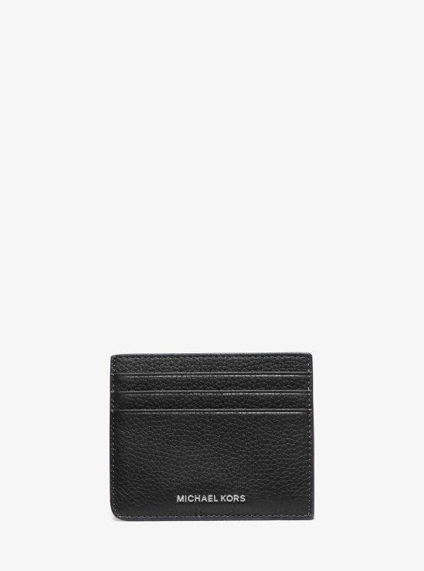 Michael Kors Hudson Pebbled Leather Card Case - Preorder