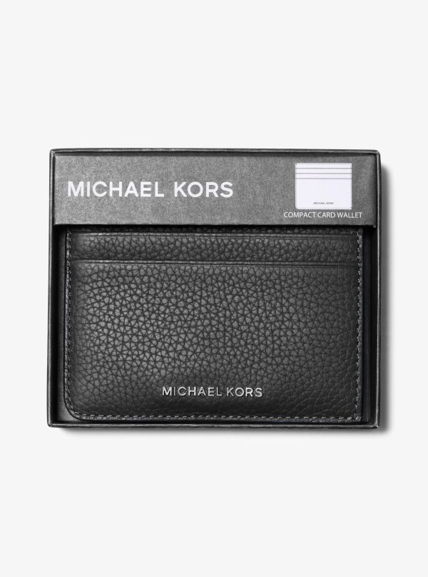 Michael Kors Hudson Pebbled Leather Card Case - Preorder