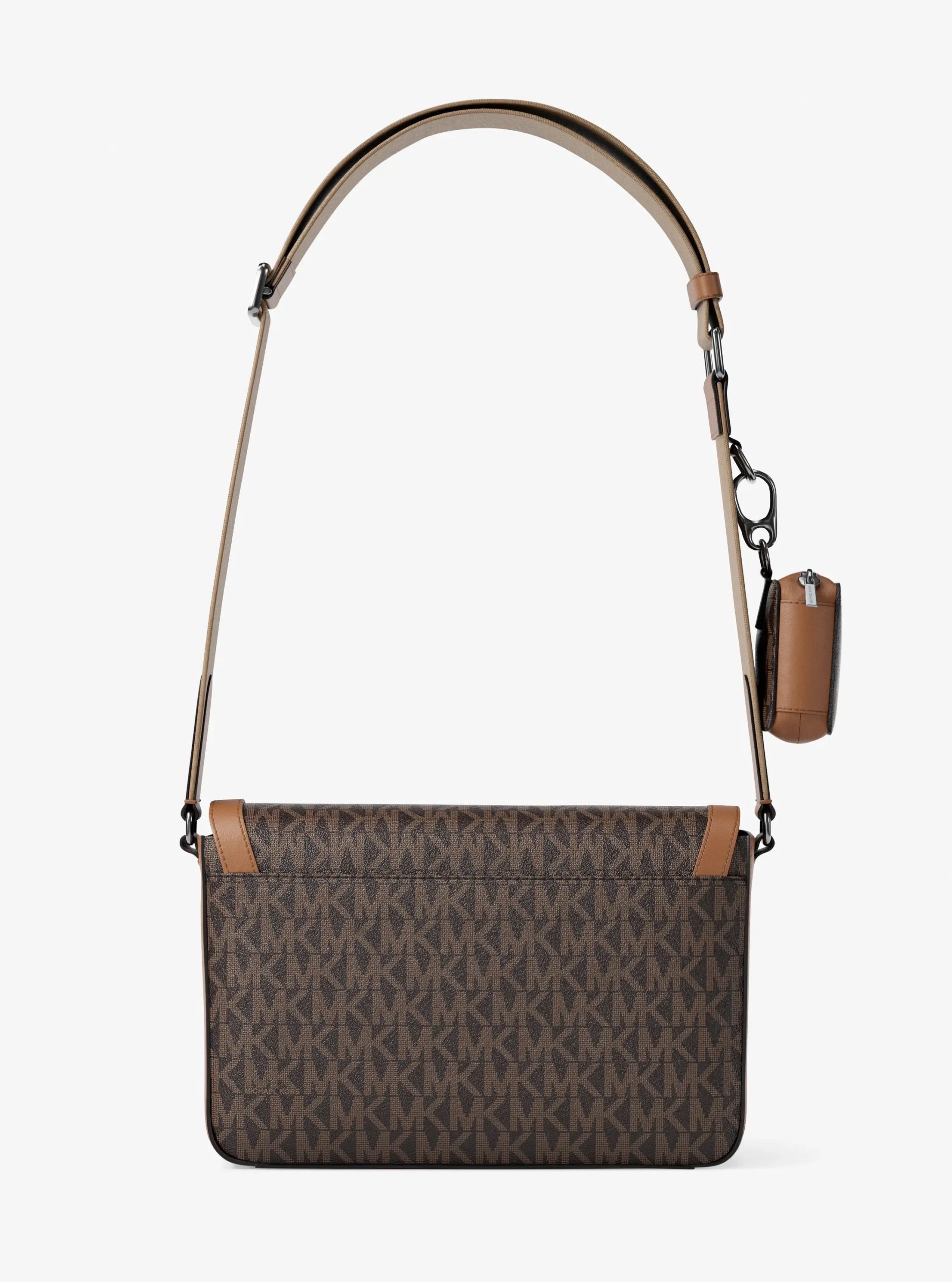 Michael Kors Hudson Mini Signature Logo Crossbody Bag With Airpod Case for Apple Airpods Pro&reg; - Preorder