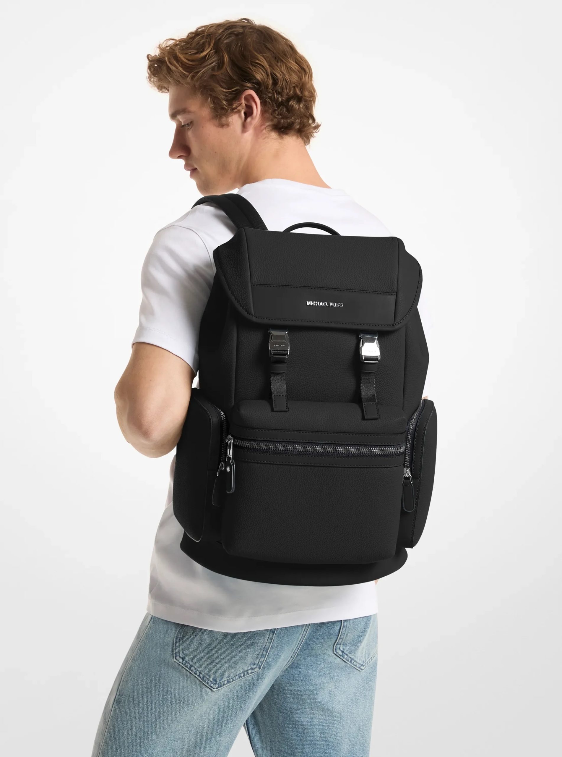 Michael Kors Jet Set Pebbled Leather Backpack - Preorder