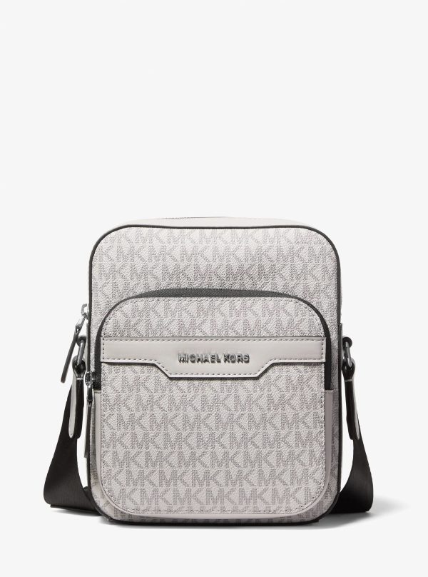 Michael Kors Hudson Mini Signature Logo Flight Bag - Preorder