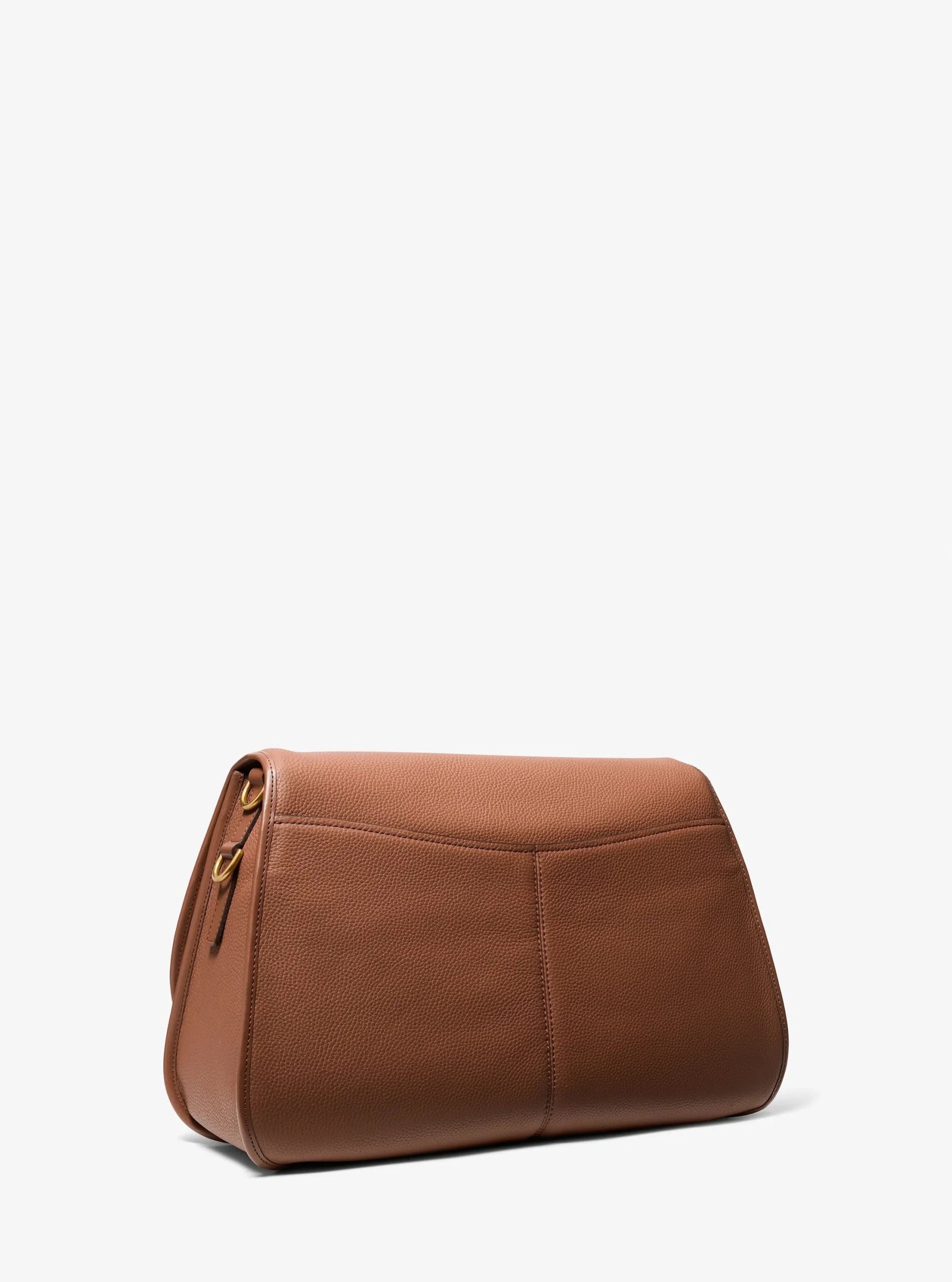 Michael Kors Holmes Extra-Large Pebbled Leather Convertible Messenger Bag - Preorder