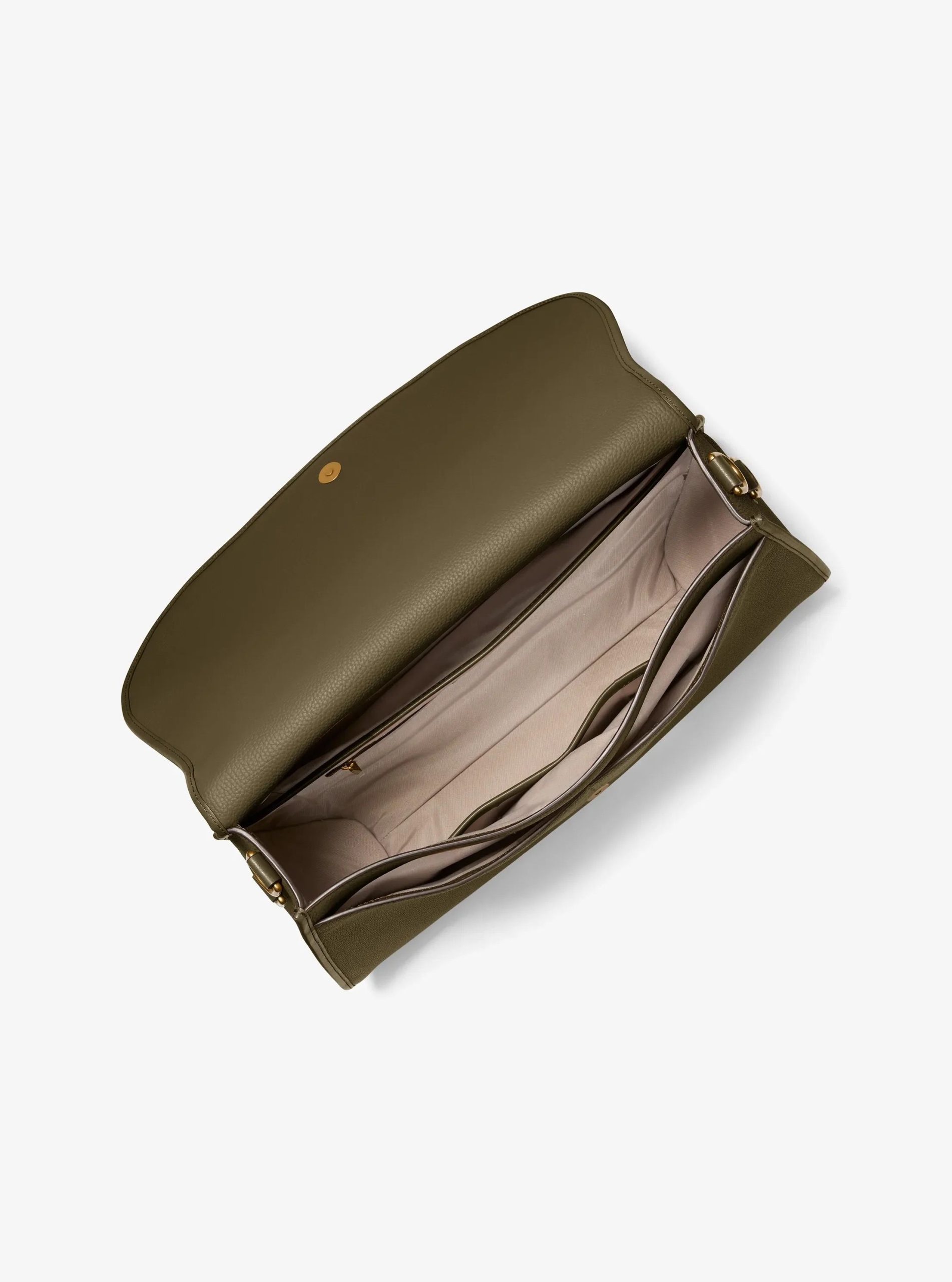 Michael Kors Holmes Extra-Large Pebbled Leather Convertible Messenger Bag - Preorder