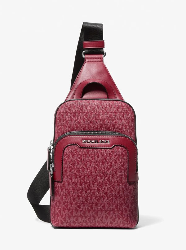 Michael Kors Hudson Medium Signature Logo Sling Bag - Preorder