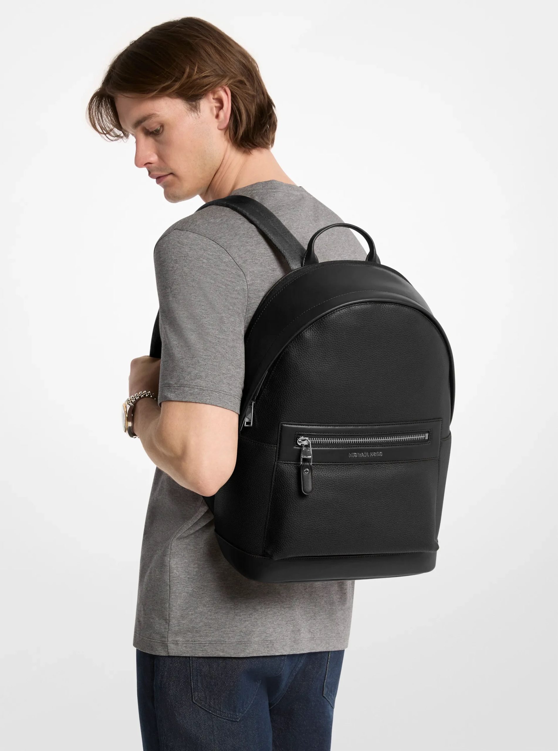 Michael Kors Jet Set Pebbled Leather Backpack - Preorder