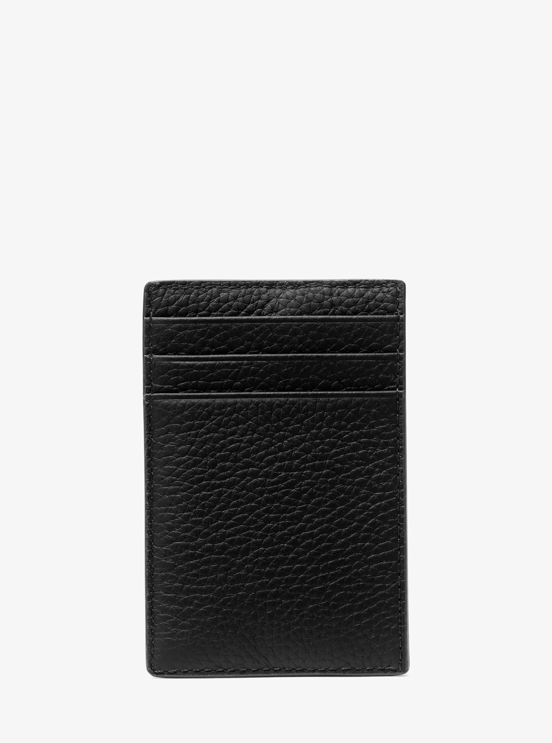 Michael Kors Hudson Pebbled Leather Card Case - Preorder