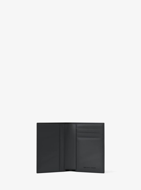 Michael Kors Hudson Pebbled Leather Folio Card Case - Preorder