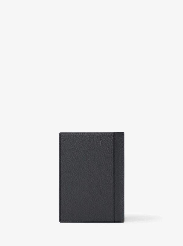 Michael Kors Hudson Pebbled Leather Folio Card Case - Preorder