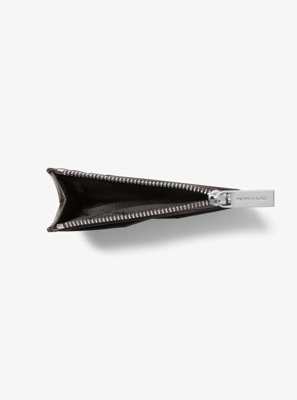Michael Kors Hudson Burnished Leather Card Case - Preorder