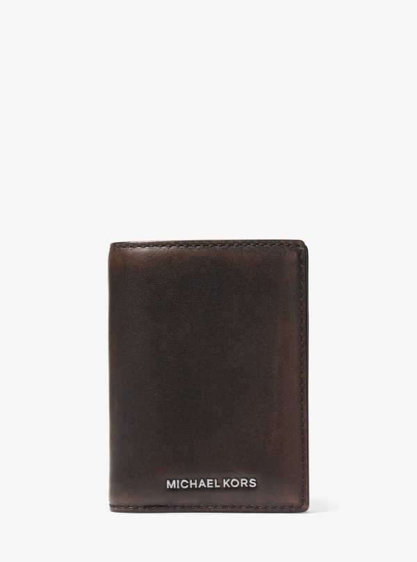 Michael Kors Hudson Leather Folio Card Case - Preorder