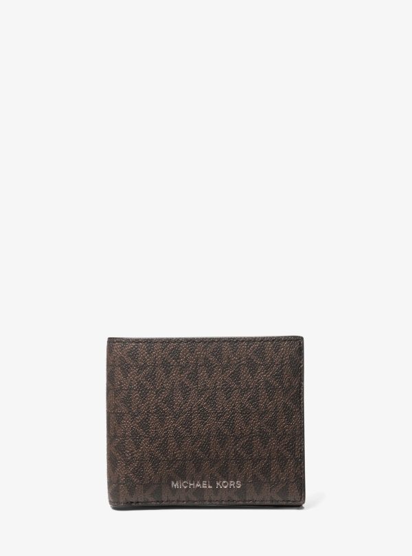 Michael Kors Hudson Signature Logo Billfold Wallet - Preorder