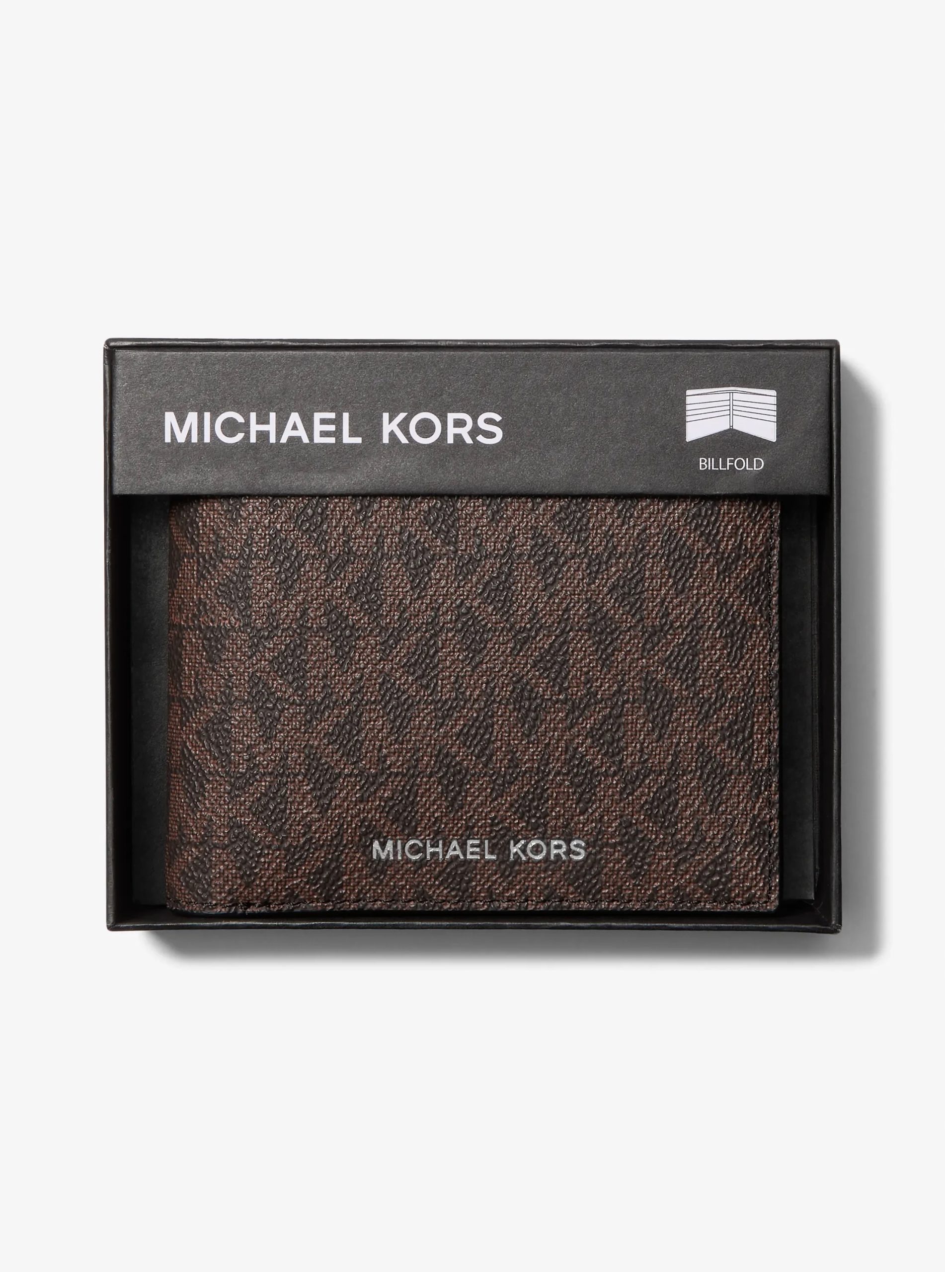 Michael Kors Hudson Signature Logo Billfold Wallet - Preorder