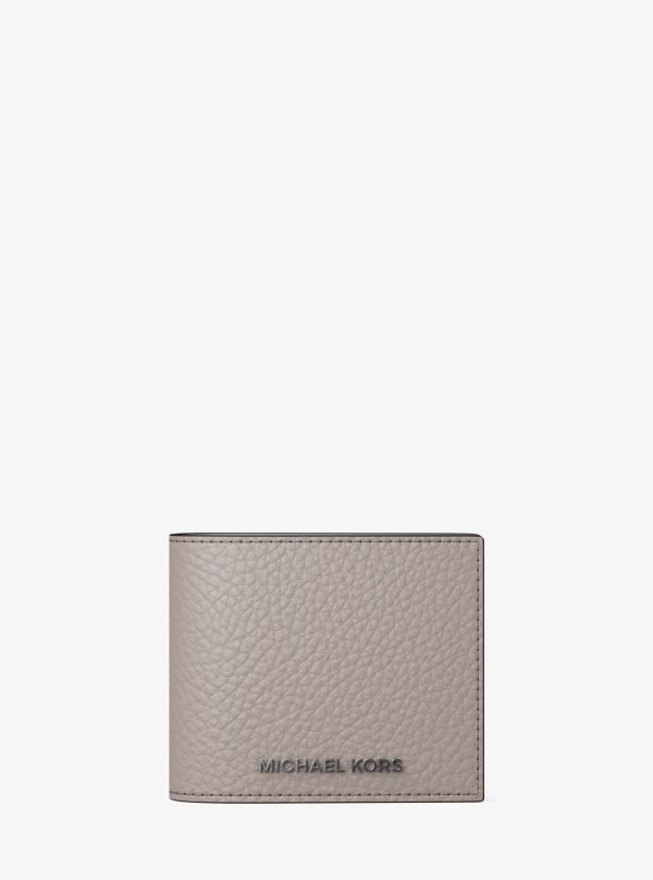 Michael Kors Hudson Pebbled Leather Billfold Wallet - Preorder
