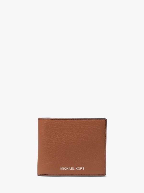 Michael Kors Hudson Pebbled Leather Billfold Wallet - Preorder
