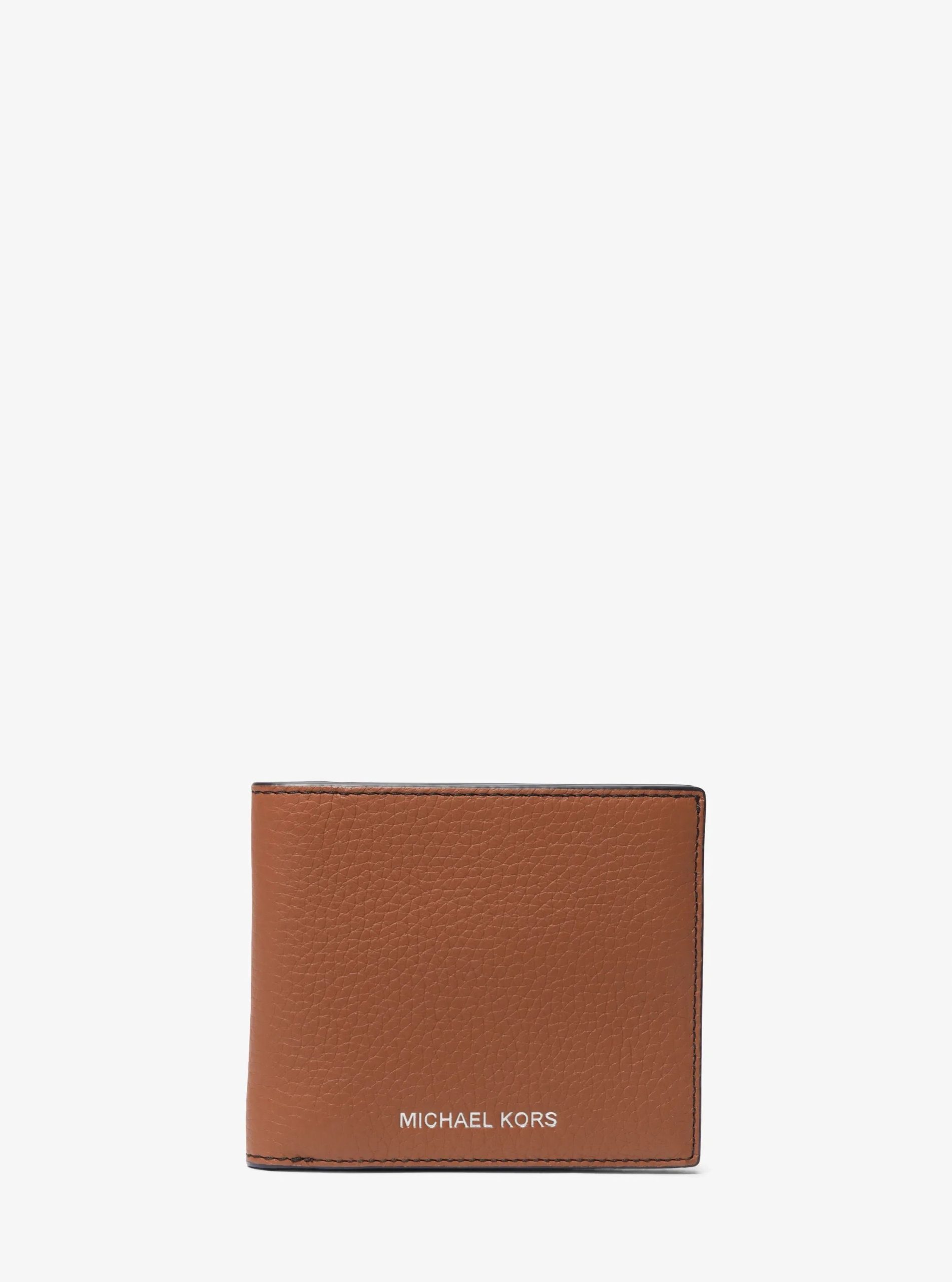 Michael Kors Hudson Pebbled Leather Billfold Wallet - Preorder
