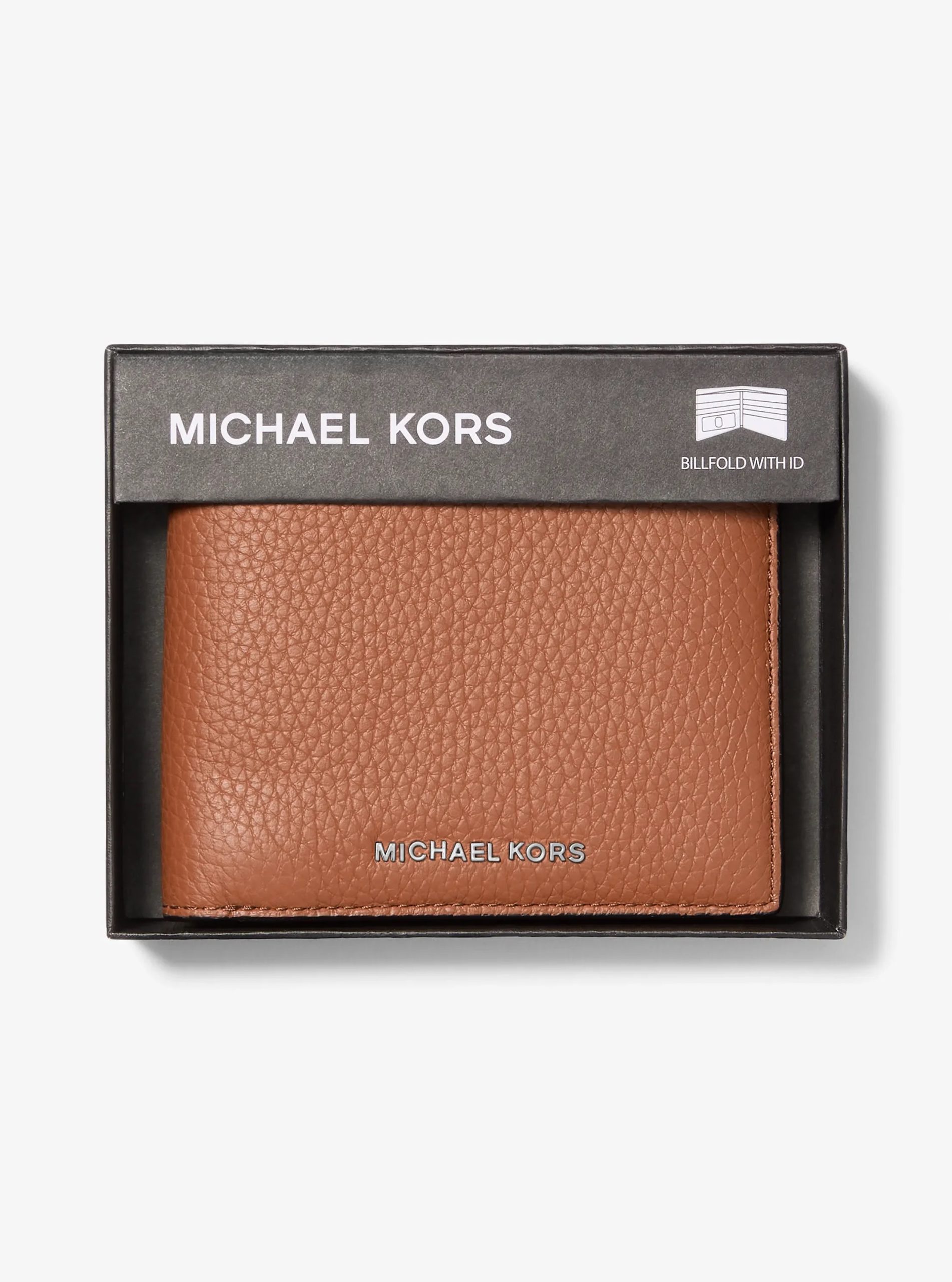 Michael Kors Hudson Pebbled Leather Billfold Wallet - Preorder