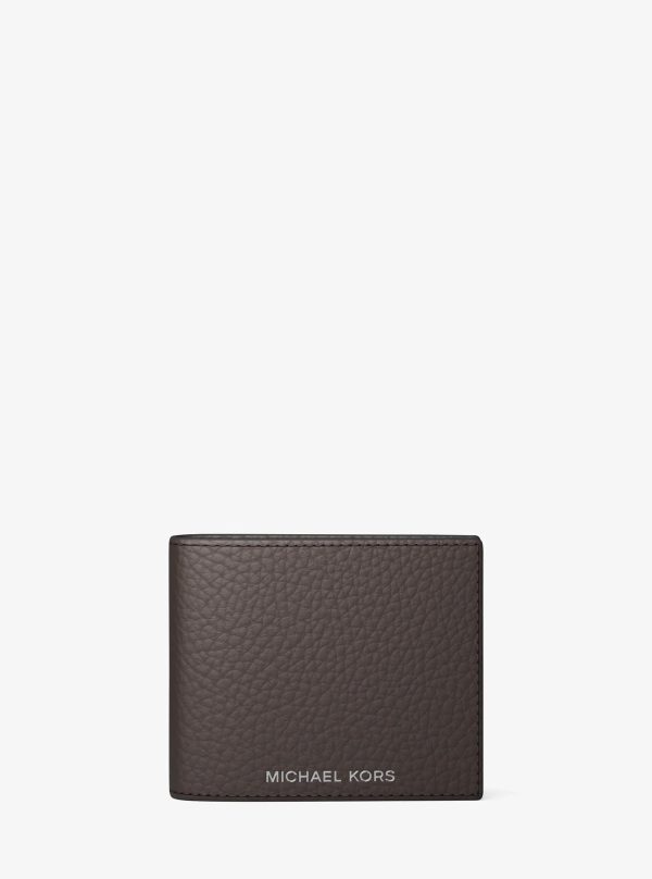 Michael Kors Hudson Pebbled Leather Billfold Wallet - Preorder