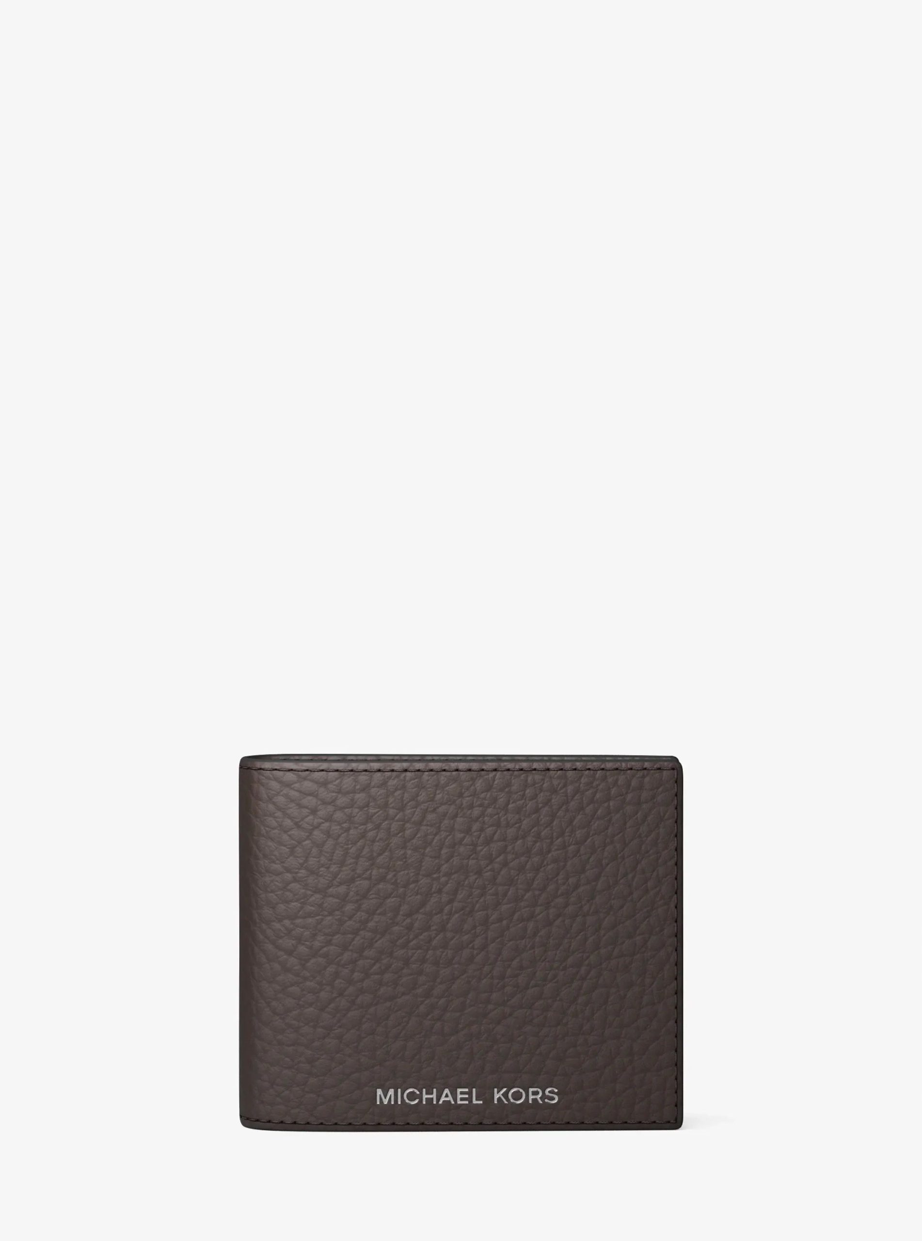 Michael Kors Hudson Pebbled Leather Billfold Wallet - Preorder