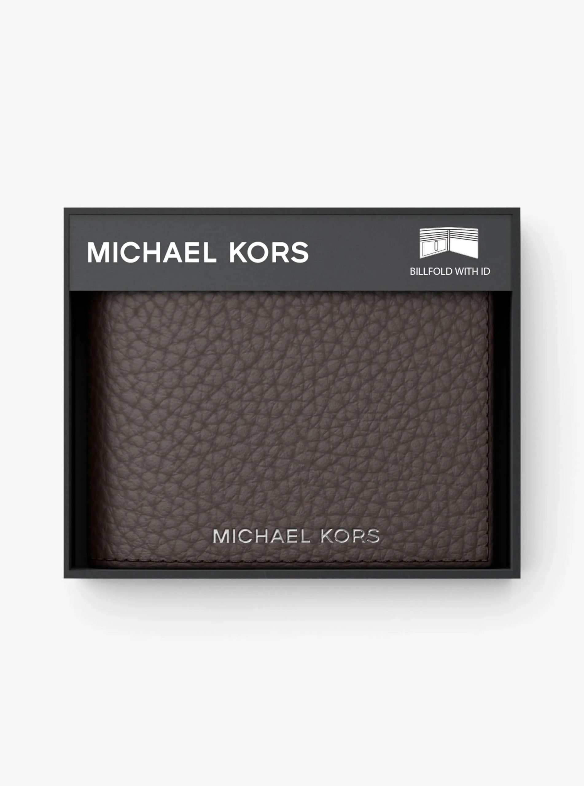Michael Kors Hudson Pebbled Leather Billfold Wallet - Preorder