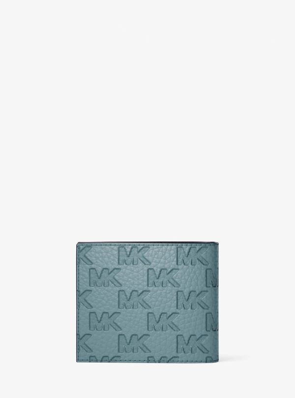 Michael Kors Hudson Logo Embossed Leather Billfold Wallet and Passcase - Preorder