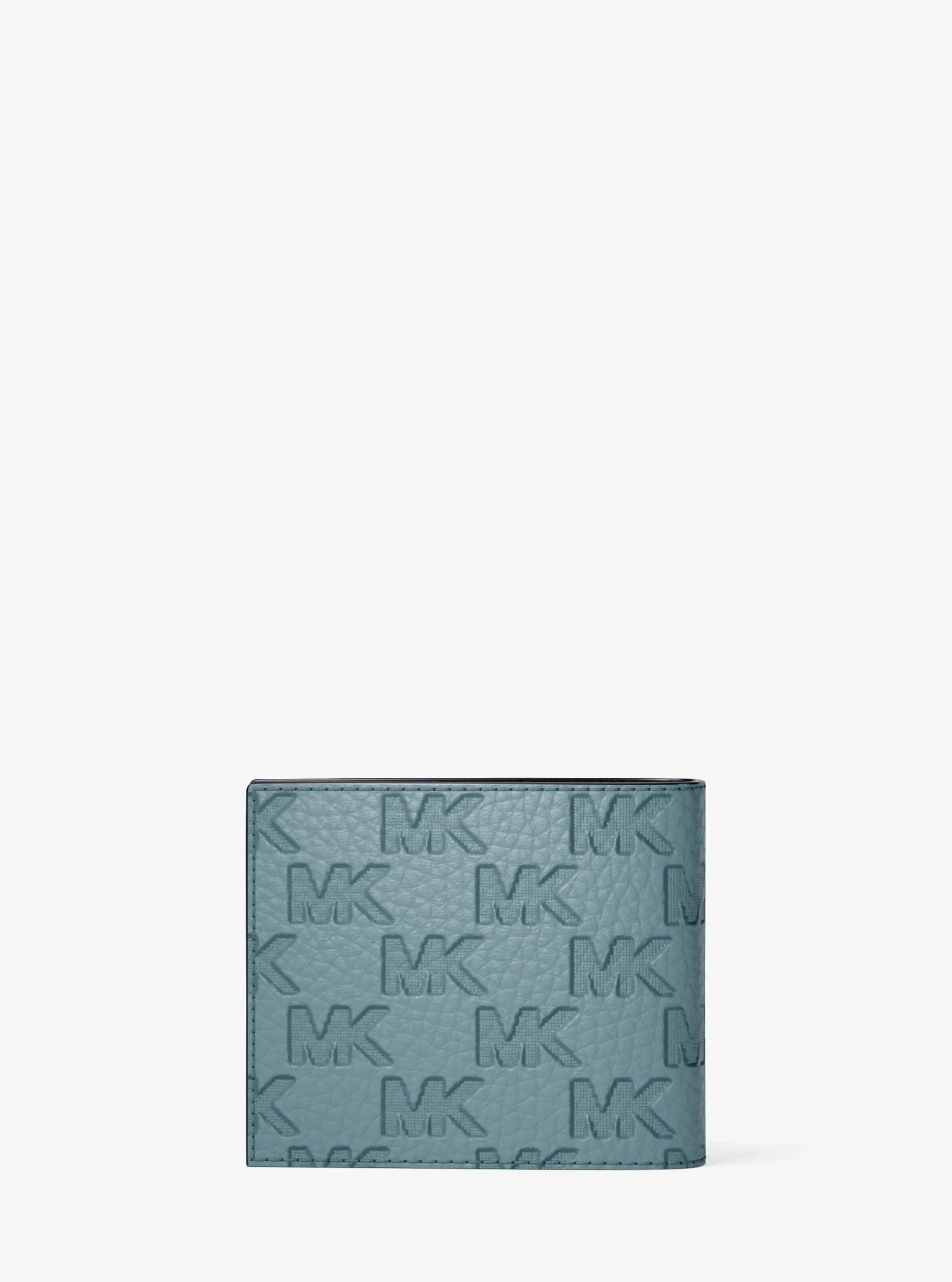 Michael Kors Hudson Logo Embossed Leather Billfold Wallet and Passcase - Preorder