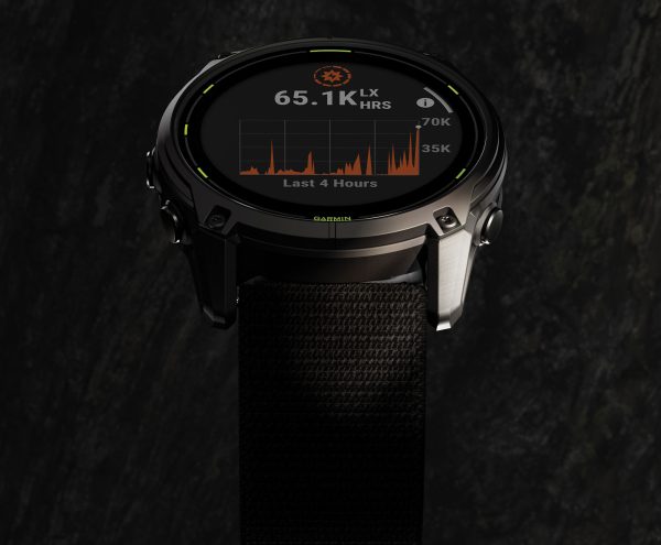 Garmin Enduro 3 Carbon Gray DLC Titanium with Black UltraFit Nylon Band