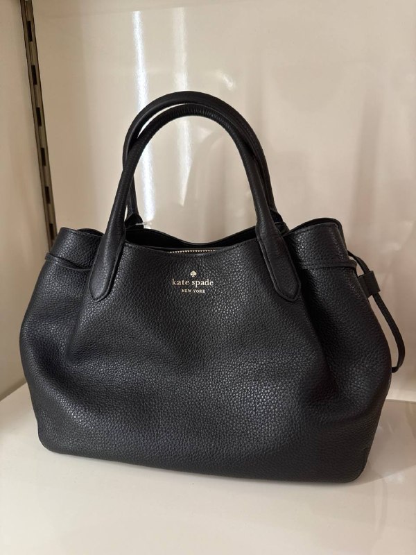 Kate Spade Dumpling Large Satchel Bag - Preorder — Black (001)
