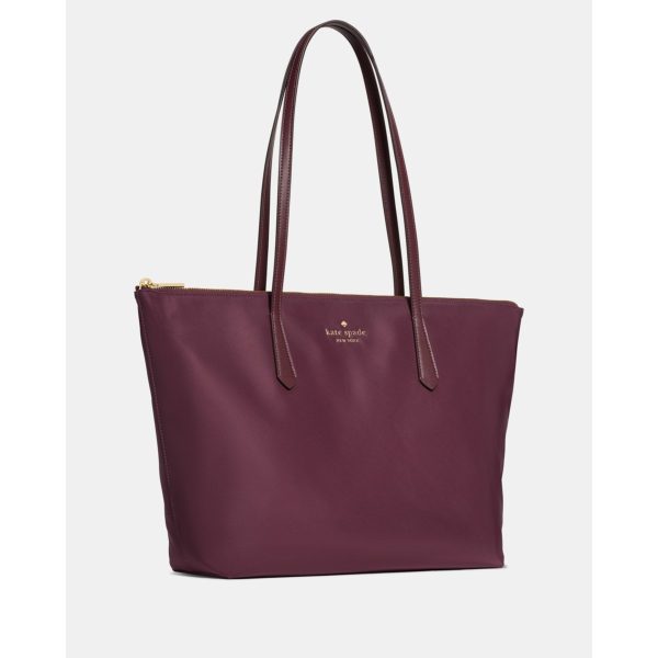 Kate Spade Kitt Ksnyl Tote Bag - Preorder — Deep Cherry