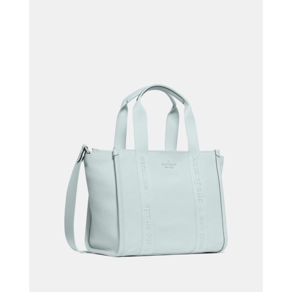Kate Spade Kip Canvas Small Tote - Preorder — Crisp Sky