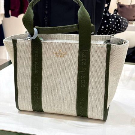 Kate Spade Kip Canvas Small Tote - Preorder — Enchanted Green Multi. (304)