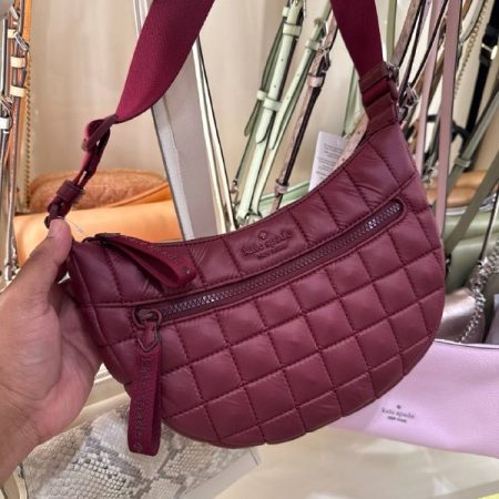 Kate Spade Camden Quilted Large Sling Bag - Preorder — Blackberry (600)