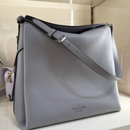 Kate Spade Dumpling Large Shoulder Bag - Preorder — Mountain Grey (020)
