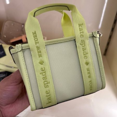 Kate Spade Kip Mesh Mini Tote - Preorder — Melon Rind (300)