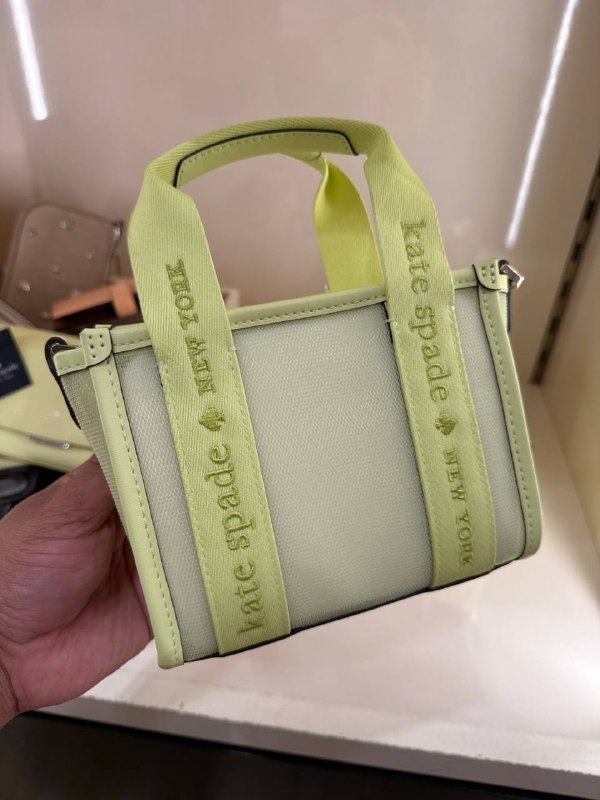 Kate Spade Kip Mesh Mini Tote - Preorder — Melon Rind (300)