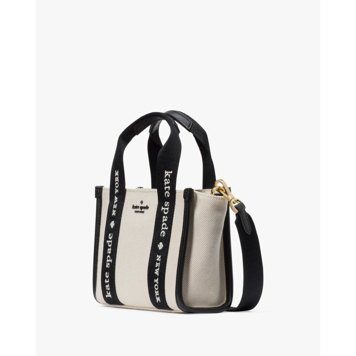 Kate Spade Kip Canvas Mini Tote Bag - Preorder — Natural Multi