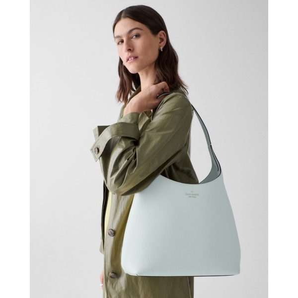 Kate Spade 454 Large Leather Shoulder Bag - Preorder — Lake Mist