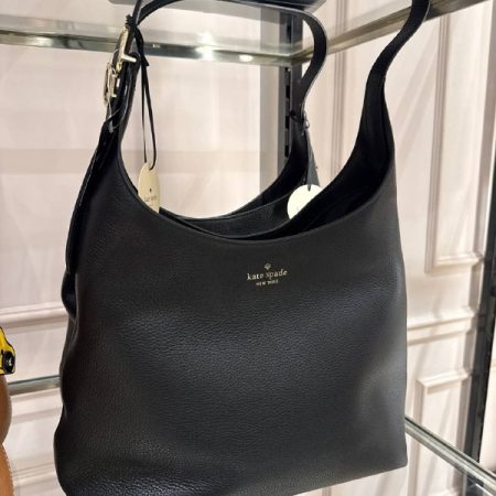 Kate Spade 454 Large Leather Shoulder Bag - Preorder — Black (001)