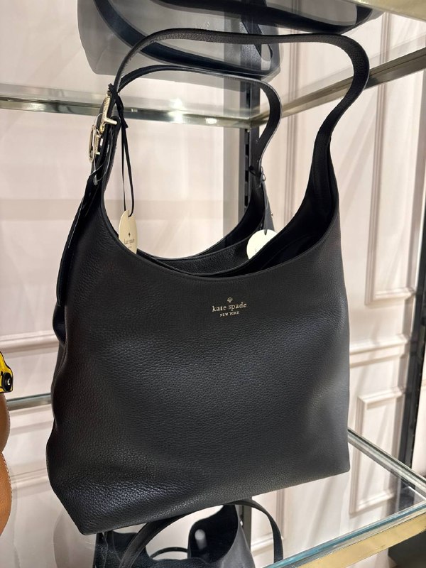 Kate Spade 454 Large Leather Shoulder Bag - Preorder — Black (001)