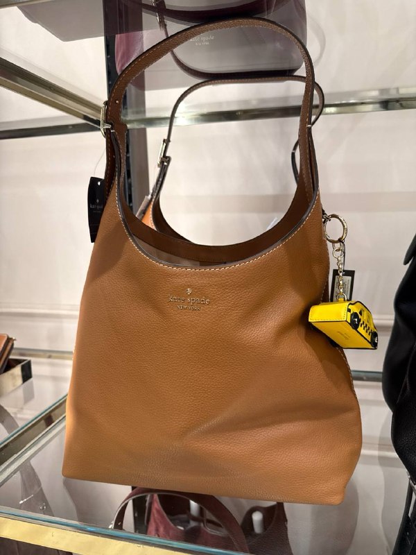 Kate Spade 454 Large Leather Shoulder Bag - Preorder — Warm Ginge (200)