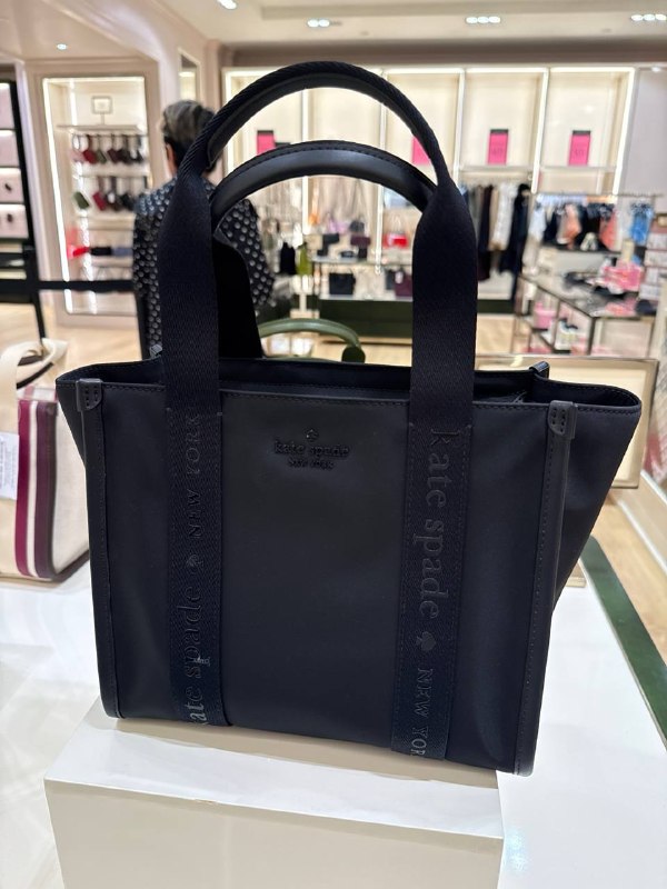 Kate Spade Kip Nylon Small Tote - Preorder — Black (001)