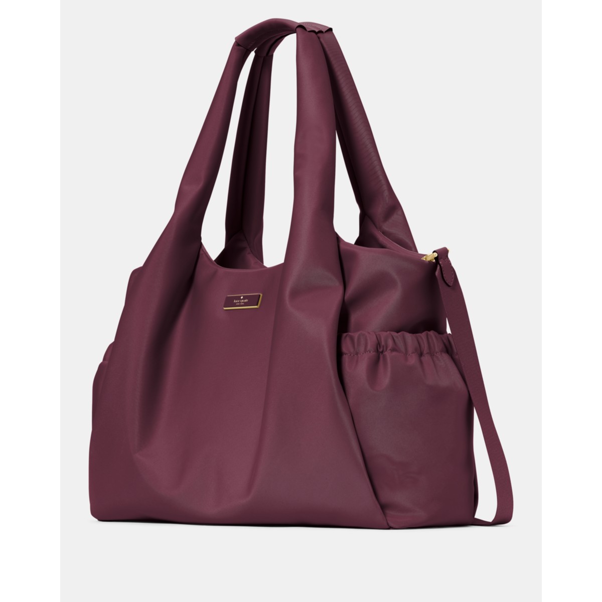 Kate Spade Carter Nylon Large Baby Bag - Preorder — Deep Cherry