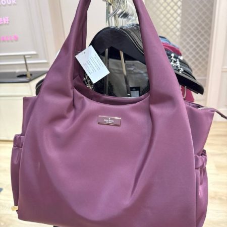 Kate Spade Carter Nylon Large Baby Bag - Preorder — Deep Cherry (600)