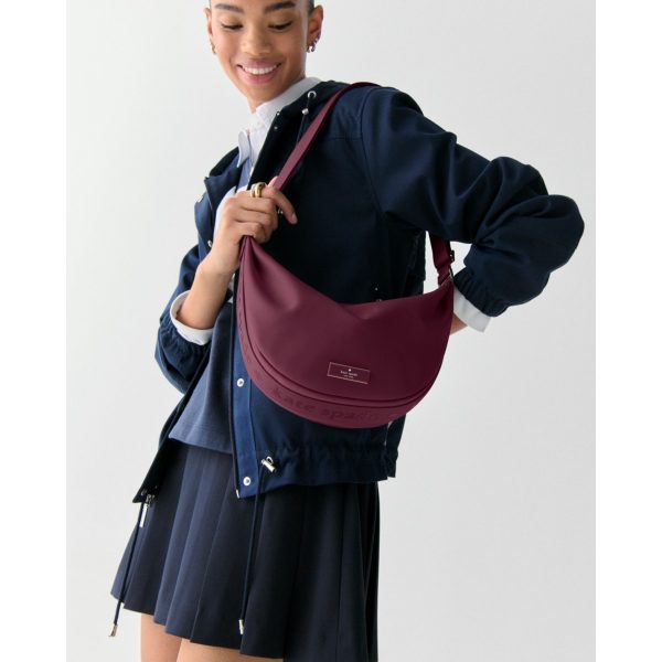 Kate Spade Carter Nylon Sling Crossbody Bag - Preorder — Deep Cherry