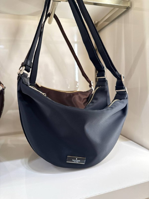 Kate Spade Carter Nylon Sling Crossbody Bag - Preorder — Black (001)